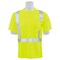 Erb Safety T-Shirt, Birdseye Mesh, Short Slv, Class 2 9006SUV50, Hi-Viz Lime, 2XL 62553